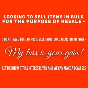 BULK clothing for resale purposes!